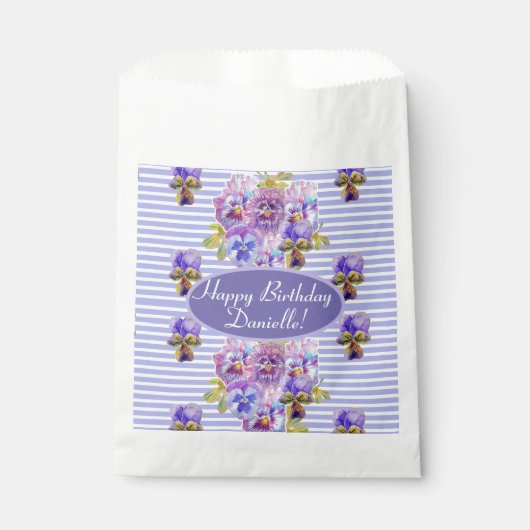 Shabby Pink Rose Floral Tea Party Cake Bedankzakje (Voorkant)