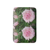 Shabby Pink Roses roos bloemen Bath Mat (Voorkant Verticaal)