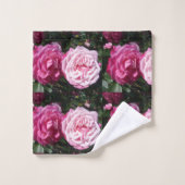 Shabby Pink  Rozen Florentijnse bloemen Handdoekse Bad Handdoek (Wasdoekje)