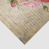 shabby rode rozen boeket in retro vaas tissuepapier (Detail)