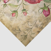 shabby rode rozen boeket in retro vaas tissuepapier (Detail)