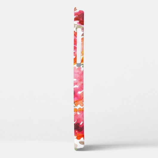 Shabby rode rozen, naadloos patroon. Case-Mate iPhone case (Achterkant / Links)