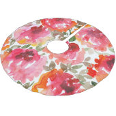 Shabby rode rozen, naadloos patroon. kerstboom rok (Gekanteld)