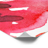 Shabby rode rozen, naadloos patroon. poster (Hoek)