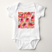 Shabby rode rozen, naadloos patroon. romper (Voorkant)