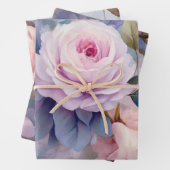 SHABBY ROMANTISCH PASTEL ROZEN DECORATIEF PAPIER INPAKPAPIER VEL (In situ)