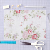 Shabby Roos Floral Tissuepapier (Craft)