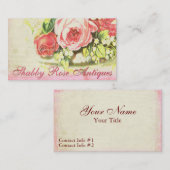 Shabby Roos Versailles Collectie Visitekaartjes 2 (Voorkant / Achterkant)