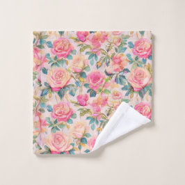 Shabby Rose Washcloth Washandje