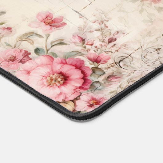 Shabby  Roze Rozen Bureaumat (Hoek)