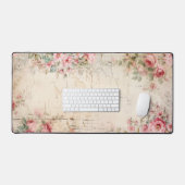 Shabby  Roze Rozen Bureaumat (Keyboard & Muis)
