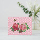 Shabby Rozen Briefkaarten (Staand voorkant)