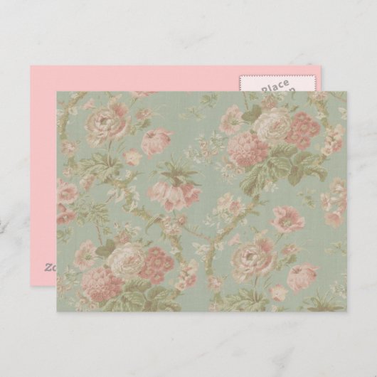 Shabby Rozen Briefkaarten (Voorkant / Achterkant)
