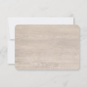 Shabby  Rozen Rustieke Bruiloft RSVP Kaartje (Achterkant)