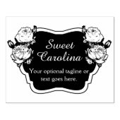 Shabby Rozen Rustisch landkarton Rubberstempel (Afrduk)