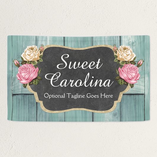 Shabby  Rozen Rustisch landkarton Spandoek