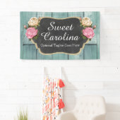 Shabby  Rozen Rustisch landkarton Spandoek (Insitu)