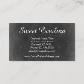 Shabby Rozen Rustisch landkarton Visitekaartje (Achterkant)