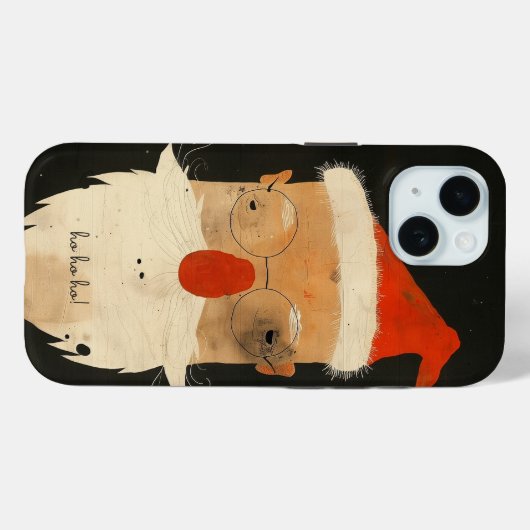 Shabby Santa Case-Mate iPhone Case (Achterkant (horizontaal))
