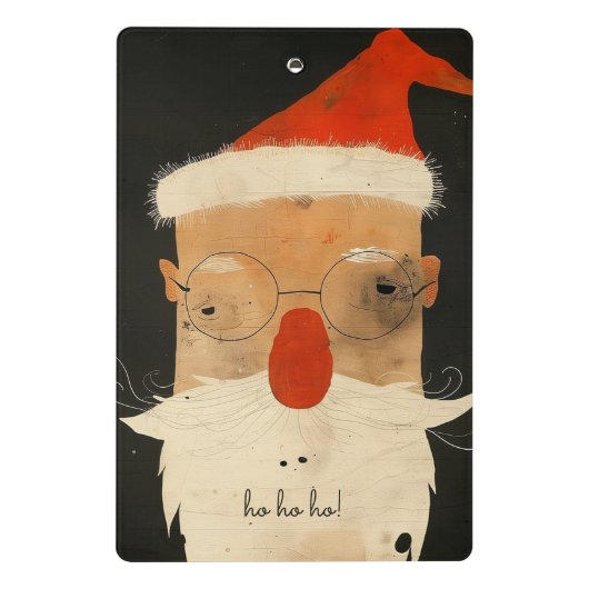 Shabby Santa Mini Klembord (Achterkant)