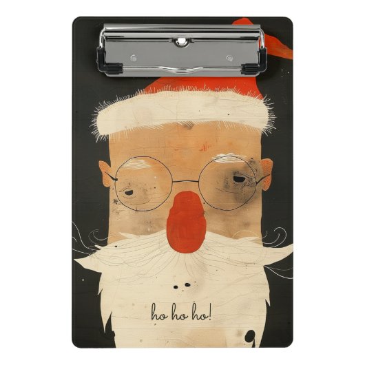 Shabby Santa Mini Klembord (Voorkant)