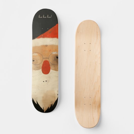 Shabby Santa Persoonlijk Skateboard (Voorkant)