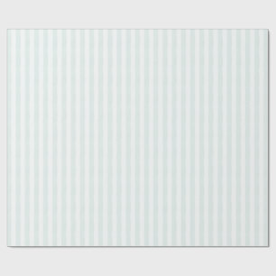 Shabby Soft Light Powder Blue Stripe Gift Cadeaupapier