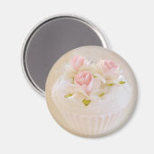 Shabby Stijl Cupcake Magnet (Voorkant / Achterkant)