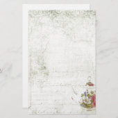 Shabby Tea Party Briefpapier (Voorkant / Achterkant)