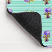 Shabby Turquoise art floral Computer Mouse Mat Pad Muismat (Hoek)