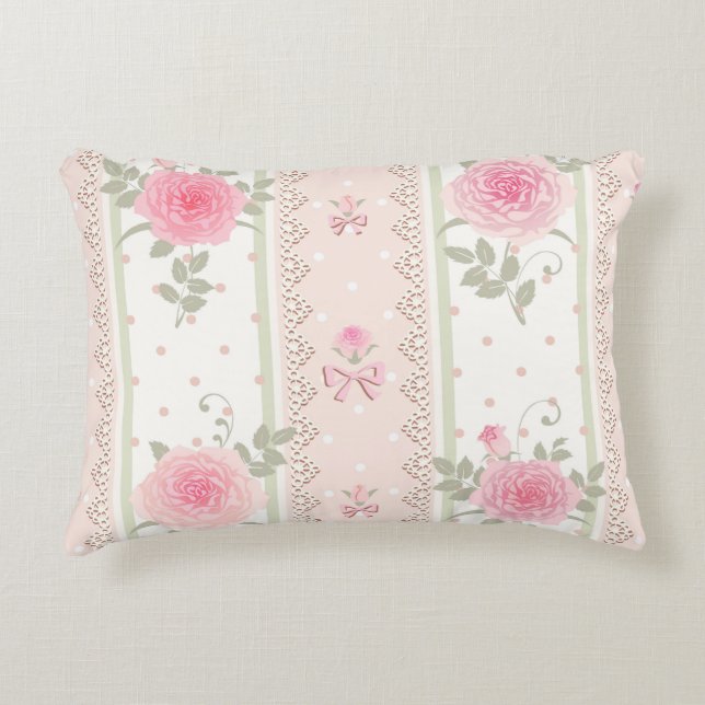 Shabby, Victoriaans, bloempapier, behangpapier, , Decoratief Kussen (Voorkant)