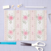 Shabby, Victoriaans, floreel, behangselpapier, , Tissuepapier (Craft)
