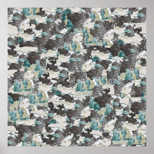 Shabby wall seamless texture backgroundart, paint, poster (Voorkant)