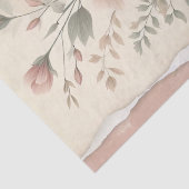Shabby Wallpaper Blush Roze Bloemen Decoupage Tissuepapier (Detail)