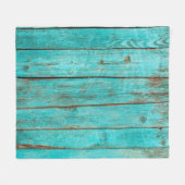 Shabby Wood Backgroundwood, beach, background, blu Fleece Deken (Voorkant (Horizontaal))