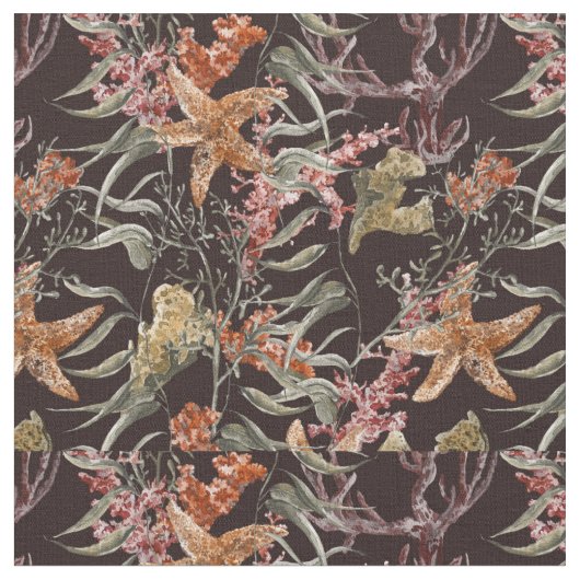 Shabby Zee Life Pattern Stof (Close Up)