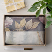 Shabby zomerraam met mussen roze pioenen tissuepapier (Geschenk)