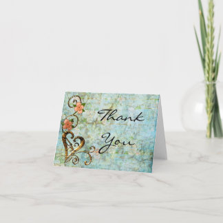 ShabbyChic  - Hartelijk dank - Kaart