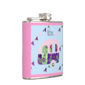 Shabbychic retro trailer, camper, caravan bunting heupfles (Rechts)