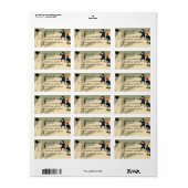 SHABBYCHIC  tentoonstellingen Etiket (Full Sheet)