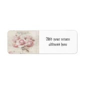 shabbykic, rustic, , floreel, collage, land; etiket (Voorkant)