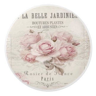 shabbykic, rustic, , floreel, collage, land; keramische knop