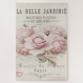 shabbykic, rustic, , floreel, collage, land; legpuzzel (Verticaal)