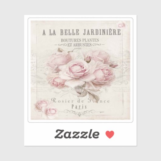 shabbykic, rustic, , floreel, collage, land; sticker (Vel)