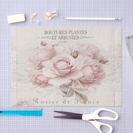 shabbykic, rustic, , floreel, collage, land; tissuepapier (Craft)