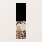 shabbyschil,  collage, vogels, vlinders,vic visitekaartje (Buitenkant ongevouwen)