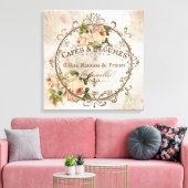 ShabbyVintageRoses3 - Verpakt canvas (Insitu (Woonkamer))