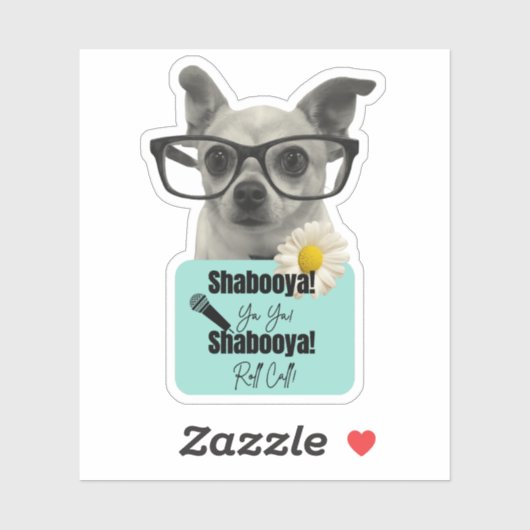 Shabooya Roll Call - Sticker voor leerkrachten (Vel)