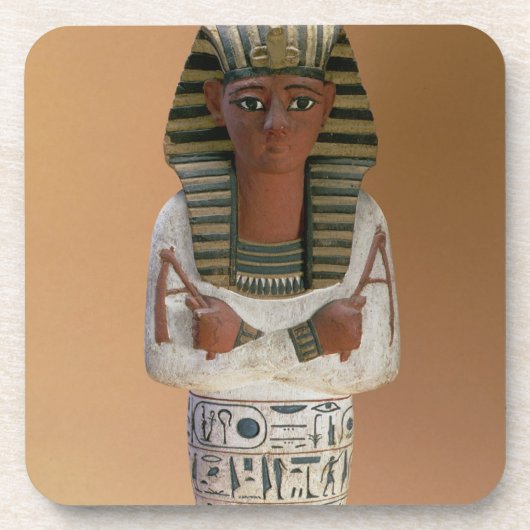 Shabti afbeelding van Ramesses IV, Nieuw Koninkrij Bier Onderzetter (Voorkant)