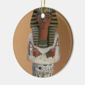 Shabti afbeelding van Ramesses IV, Nieuw Koninkrij Keramisch Ornament (Links)